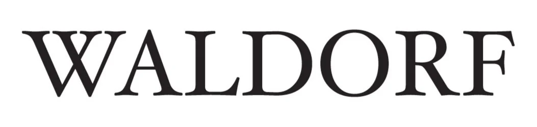 WALDORF wordmark used throughout the storefront